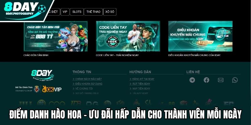 Điểm Danh Hào Hoa - Ưu Đãi Hấp Dẫn Cho Thành Viên Mỗi Ngày